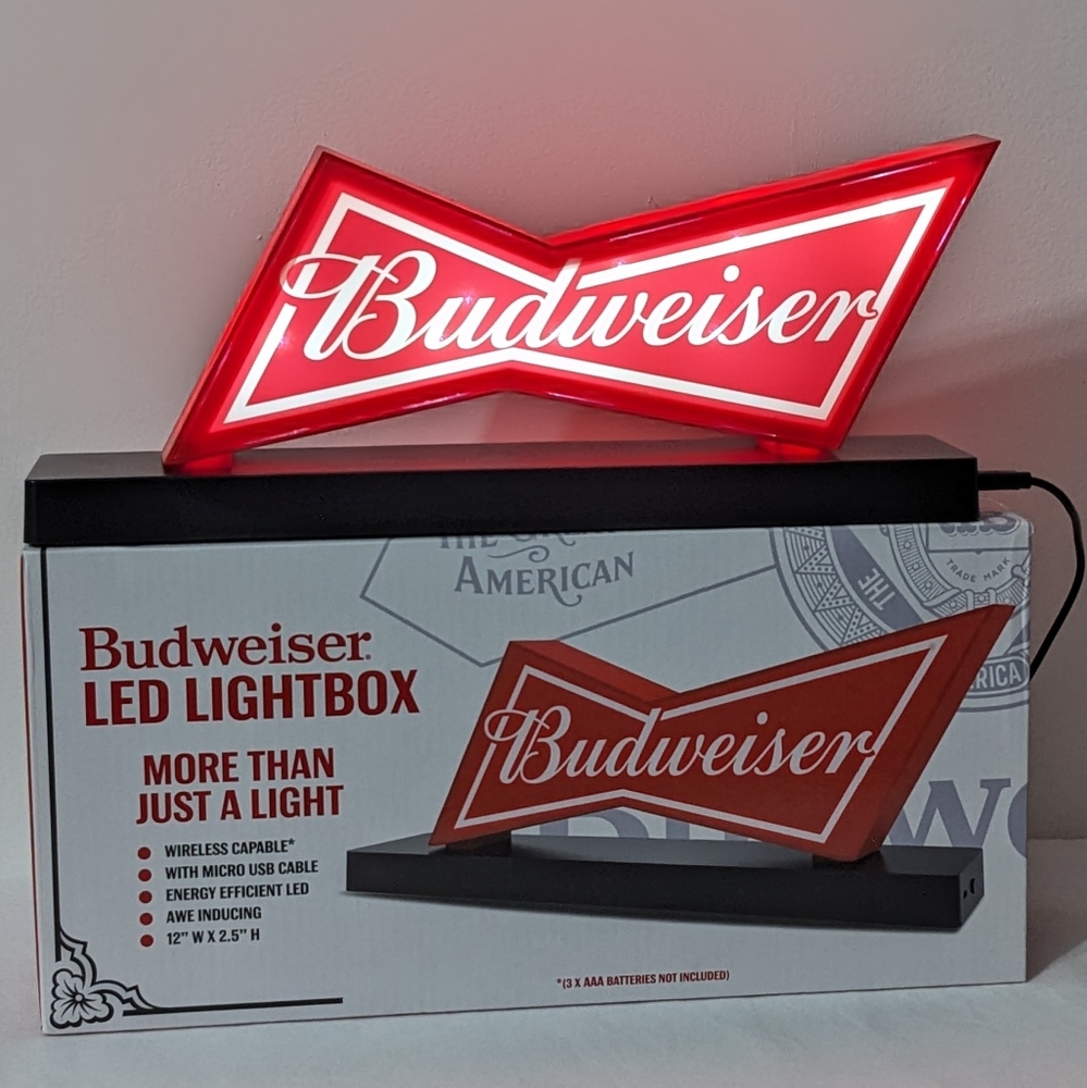 NEW BUDWEISER LED LIGHTBOX